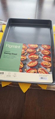 9x13 Nonstick Aluminized Steel Small Cookie Sheet Gray - Figmint