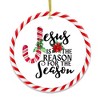 He is the Reason for the Season Christmas Ornament| OrnamentallyYou - 4 of 4