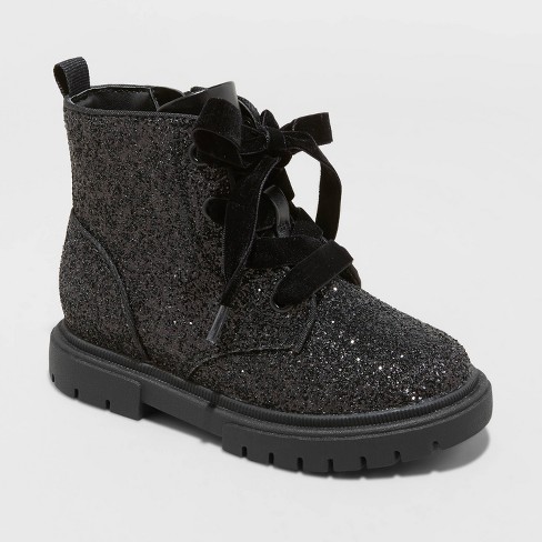 Black toddler outlet boots girl