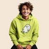 Dalix Giant Ghost Embroidered Hoodie Soft Fleece Hood Sweatshirt Mens - 2 of 4