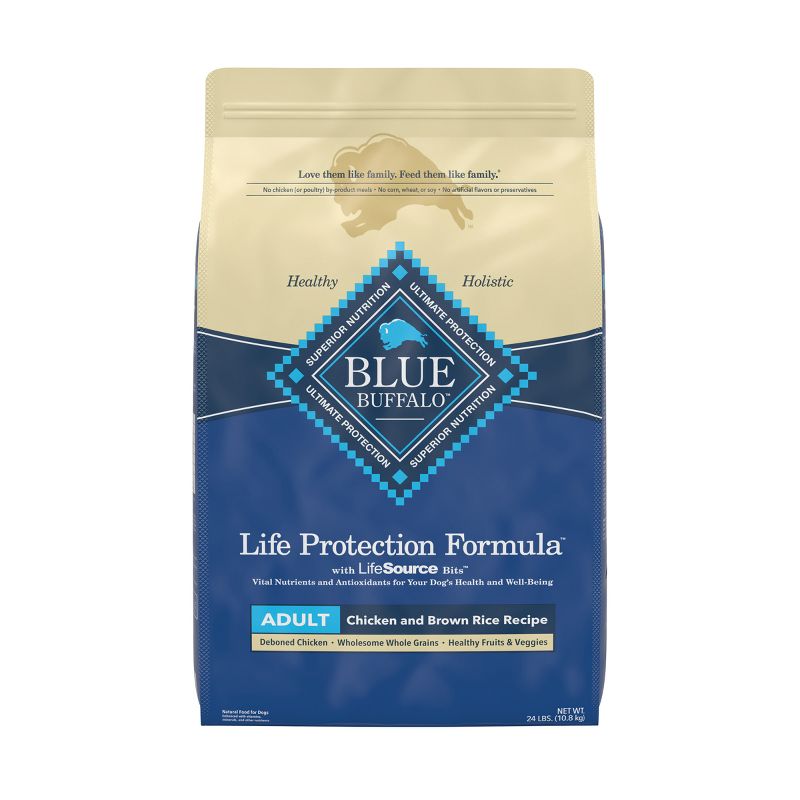 Blue Buffalo Life Protection Formula Natural Adult Dry Dog Food with Chicken and Brown Rice, 1 of 13