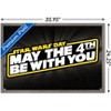 Trends International Star Wars - May the 4th - Logo Framed Wall Poster Prints - 3 of 4