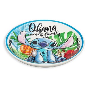 Disney Lilo & Stitch Ohana Means Family Stitch Ceramic Trinket Tray Jewelry Ring Holder Gift Dish - 1 of 4