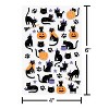 39ct Halloween Dimensional Stickers Black Cats and Pumpkins - 2 of 3