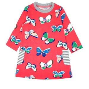 Wrapables Girls Casual Print Cotton Dress - 1 of 4