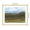 Amanti Art Blue Mountain Strata II by Grace Popp Wood Framed Wall Art Print - 4 of 4