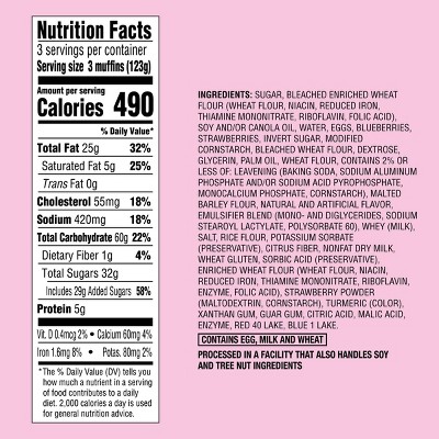 Spring Double Berry Mini Muffins - 13oz/9ct - Favorite Day™