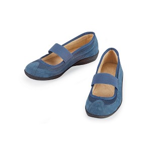 Collections Etc Womens Extra-Wide Width Mary Jane Strap Shoes - 1 of 4