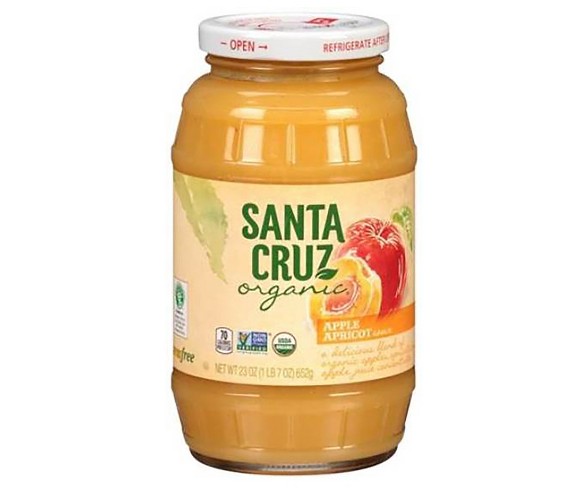 Santa Cruz Organic Apple Apricot Sauce - 23oz