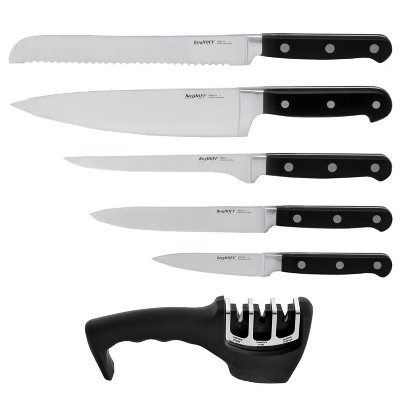 Cuisinart Classic Colorcore Riveted 10pc Stainless Steel Knife Set with  Blade Guards Silver/Rainbow - C77CR-10P