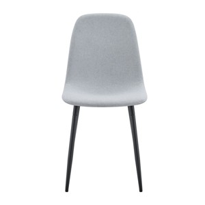 GlasFlength Accent Chairs Premium Blend Upholstery Ergonomic Curved Seating Comfortable Design Six Chairs For Living, Gray, 17"*17"*34.5" - 1 of 4