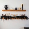 Nearly Natural 6-ft Artificial Real Touch Halloween Black Norfolk Island Pine Garland with Natural Look - 2 of 4