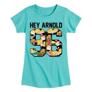 Girls' - Hey Arnold! - Arnold 1996 Fitted Short Sleeve Graphic T-Shirt - 1 of 4