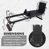 91" Foldable Pilates Reformer Machine - for Home & Studio Use, Dual Resistance Springs & Elastic Resistance Bands, Adjustable for All Fitness Levels - 3 of 4