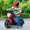 Infans 2-in-1 Kids Electric Motorcycle w/Detachable Training Wheels Headlight & Horn - 4 of 4