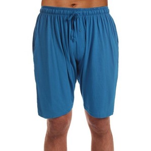 At The Buzzer Men's Pajama Shorts  -  Sleepwear Bottoms for Men with Pockets -  PJs - 1 of 3