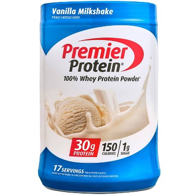 Premier Protein 100% Whey Protein Powder - Vanilla Milkshake - 23.3oz