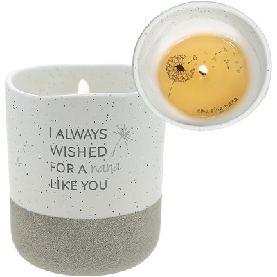 Pavilion Gift Company - Nana Like You - 10 oz - 100% Soy Wax Reveal Candle Scent: Tranquility - Flame Candles