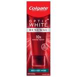 Colgate Optic White Renewal Teeth Whitening Brilliant Shine Toothpaste - 3oz