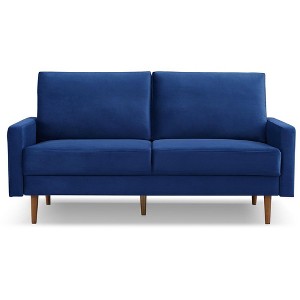 American Furniture Classics,69 Inch Wide Upholstered Two Cushion Sofa with Square Arms - 1 of 4