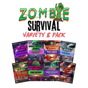 Space Rocket Zombie Survival Variety Beef Jerky 2.5oz/8 Pack - 1 of 3