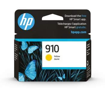 HP Inc. 910 Yellow Original Ink Cartridge, ~315 pages, 3YL60AN#140