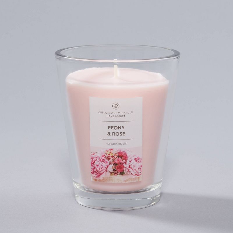 11.5oz Jar Candle Peony &#38; Rose - Home Scents by Chesapeake Bay Candle, 4 of 8