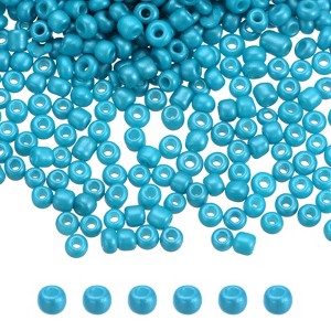 Unique Bargains Loose Craft DIY Earring Necklace Making Glass Round Beads 6000 Pcs - 1 of 4