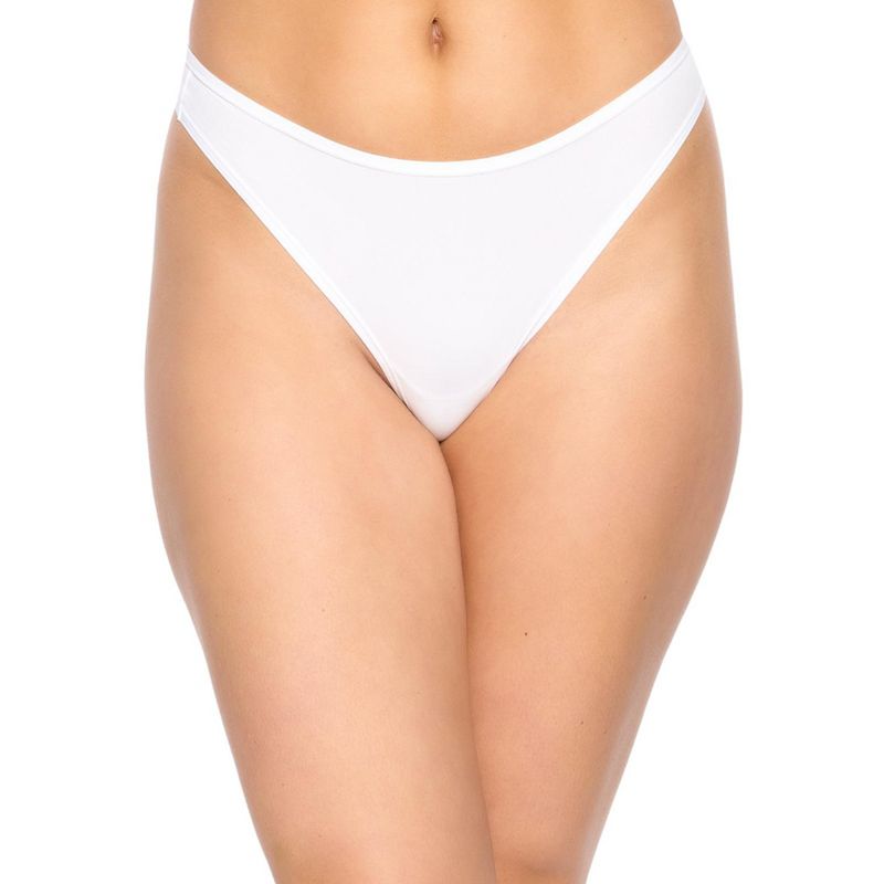 Felina Women's Blissful Basic Thong | Panty | No VPL, 1 of 2