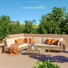 LLHZSY Patio Conversation Set with Sectional Sofa - 2 of 2