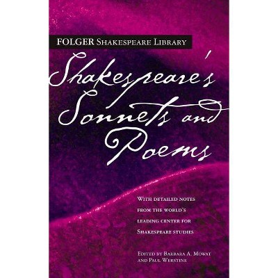 Shakespeare's Sonnets and Poems - (Folger Shakespeare Library) by  William Shakespeare (Paperback)