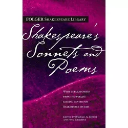 Shakespeare's Sonnets and Poems - (Folger Shakespeare Library) by  William Shakespeare (Paperback)