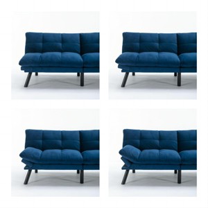 Vynxaria Convertible Folding Sofa Bed - Modern Comfort for Small Spaces - 1 of 4