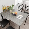 Jojoka Dining Table Set for 4, Ktichen Table with 4 Chairs Dinning Table Set for Kitchen & Dining Room - 2 of 4