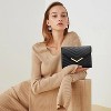 Women Formal Vegan Leather Evening Envelope Clutch Purses and Handbags - 2 of 4