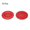 Unique Bargains Resin Round Flat 4-Hole DIY Craft Sewing Buttons 60L 1.5" 10 Pcs - 3 of 4