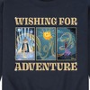 Men's - Disney - Wishing For Adventure Graphic Fleece Sweatshirt - 2 of 4