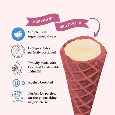 MUDDY BITES Toy Story Strawberry Shortcake Waffle Cone Snacks - 4.25oz