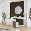 SpassWay 2-PC/4-PCs Acoustic Soundproof Slat Wall Panels 3D Decorative Wall Sculptures Modern Wall Decor Natural Wood/Black/Walnut - 2 of 4