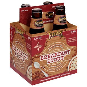 Founders Breakfast Stout Beer - 4pk/12 fl oz Bottles - 1 of 4