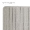 Modway Milenna Headboard – Channel Tufted Fabric King/California King Upholstered Headboard in Gray - 2 of 4