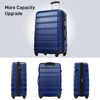 Aukfa 3-piece Lightweight Hardshell Expandable Luggage set With TSA Lock, Available In 20" 24" 28"，Multicolor - 3 of 4