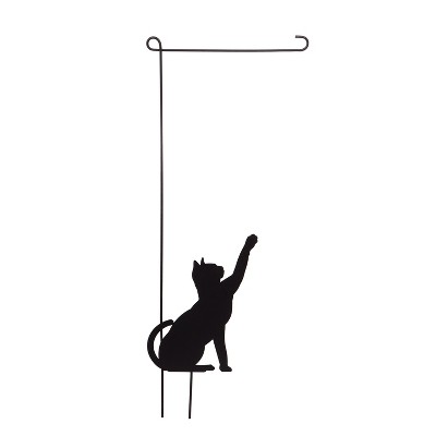 Evergreen Flag Cat Garden Flag Stand