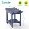 Sonkuki HIPS Waterproof Shower Benches for Inside with Shower Head Holder for Spa, Bath, Shaving Legs - 3 of 4