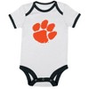 NCAA Clemson Tigers Infant Boys' 3pk Bodysuit - 4 of 4