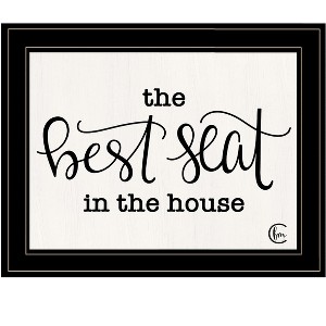 "The Best Seat in the House" by Fearfully Made Creations, Ready to Hang Framed Print, Black Frame - 1 of 1