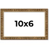 PosterPalooza | Photo Size Textured Gold Picture Frame - UV Acrylic, Foam Board Backing, Hanging Hardware - 3 of 4