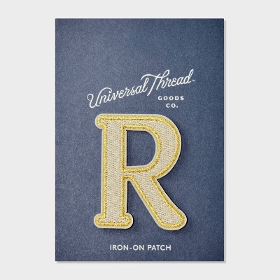 Patches Letters R - Universal Thread™ White