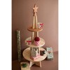 Kalalou Wooden Christmas Tree Display – Rustic Holiday Tabletop Decor - 3 of 3