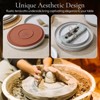 Itopfox Stoneware Dinnerware Set for 4 12-Piece Reactive Glaze Plates & Bowls Elegant Dishes with Rustic Terracotta Base, Dishwasher & Microwave Safe - 4 of 4
